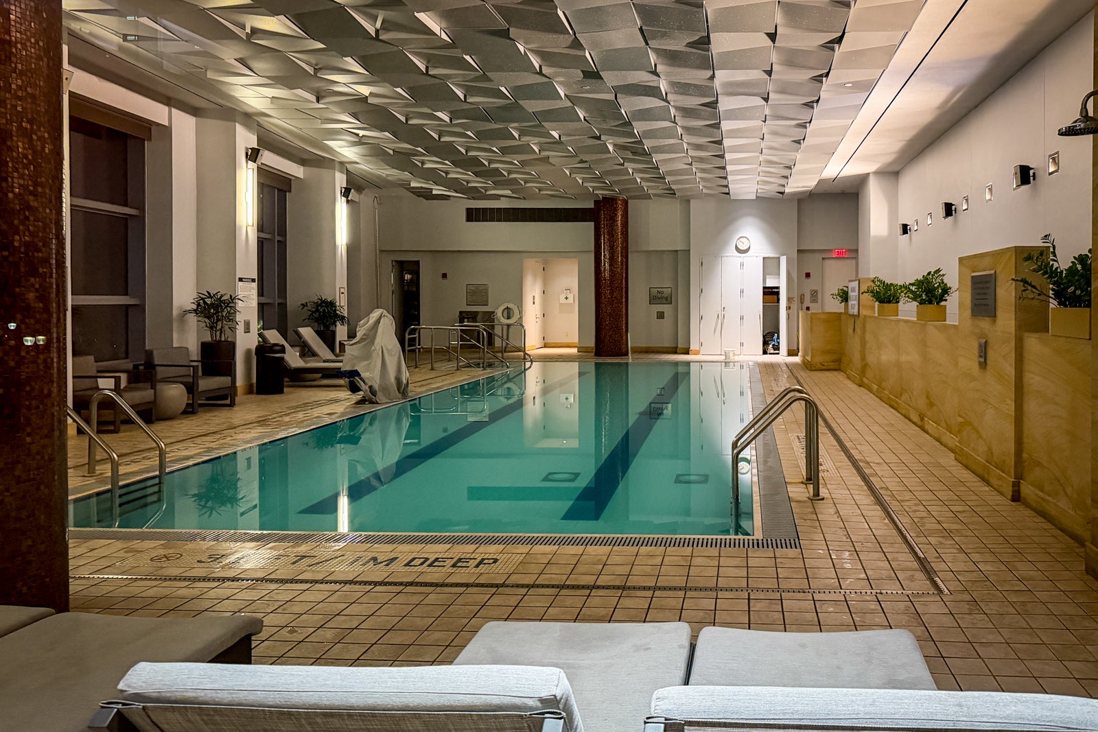 InterContinental Boston indoor pool.