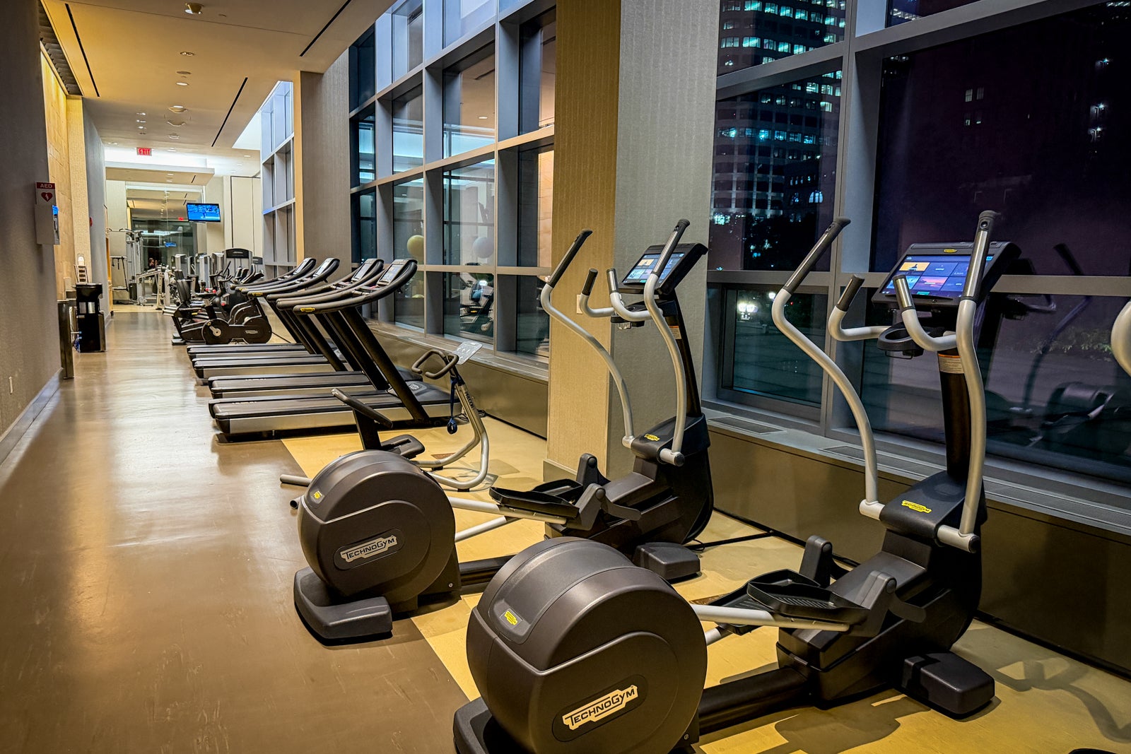 InterContinental Boston fitness center.