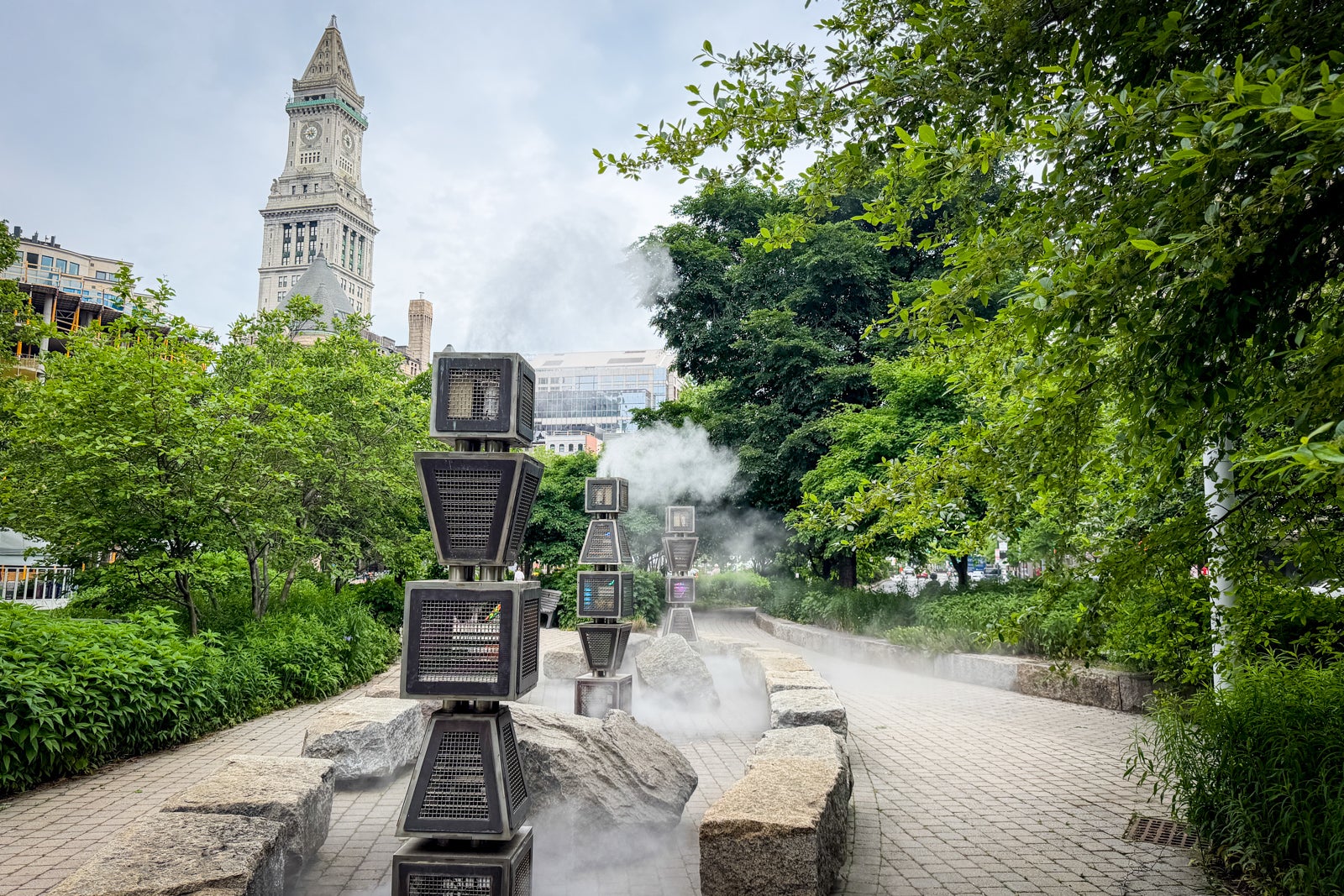 Rose Kennedy Greenway sculptures.