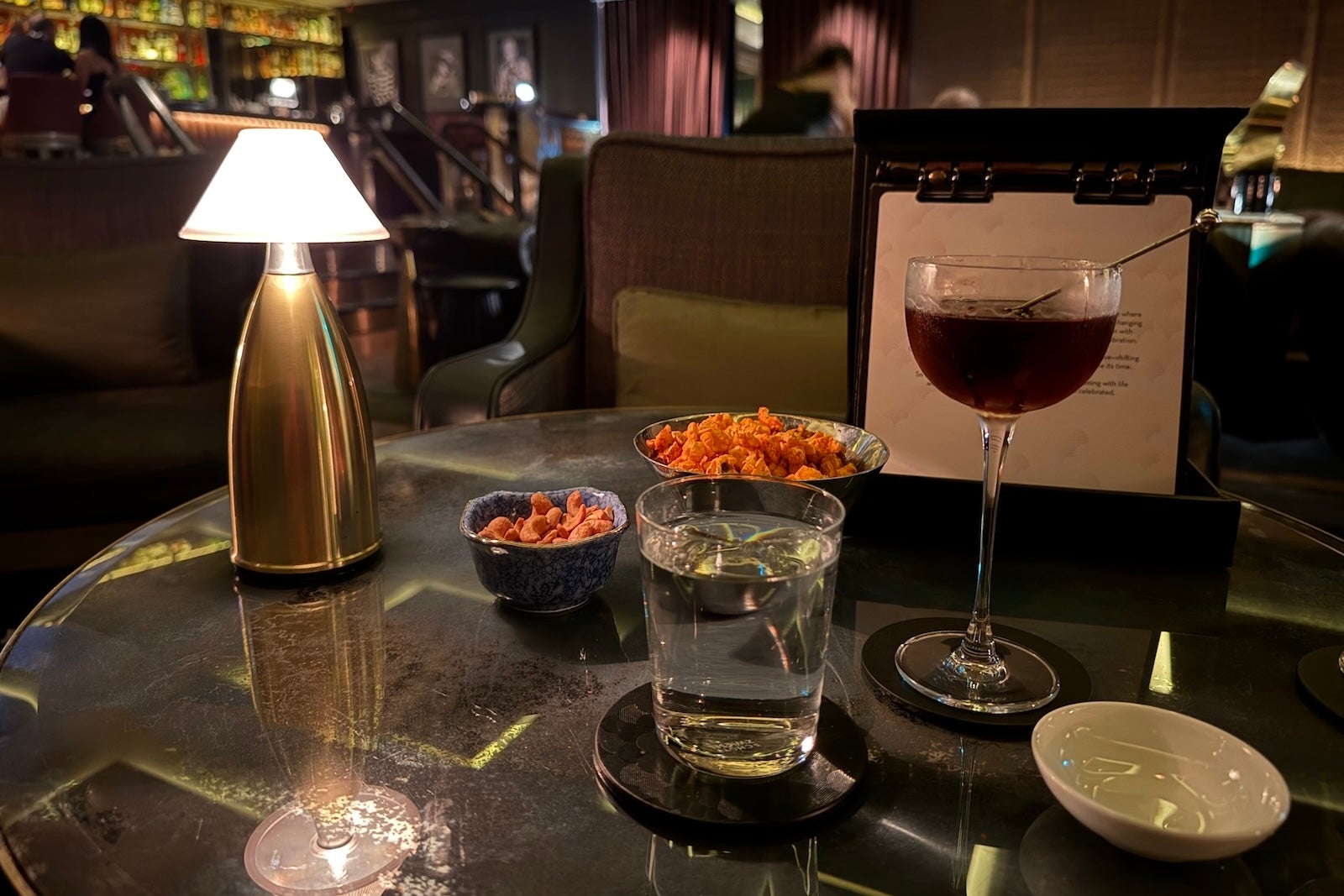 Manhattan Bar at the Conrad Singapore.
