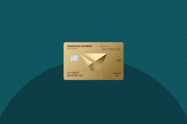 Delta SkyMiles Gold Business card art