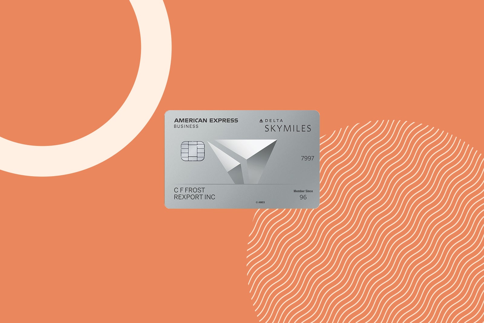 Delta SkyMiles Platinum Business card art