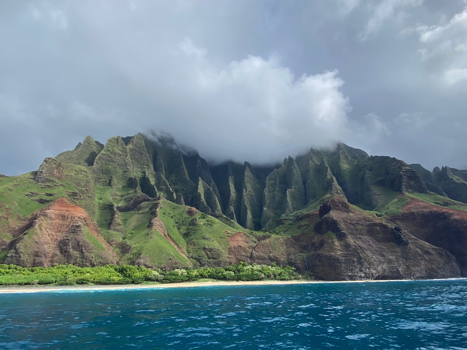 Napali coast in Kauai