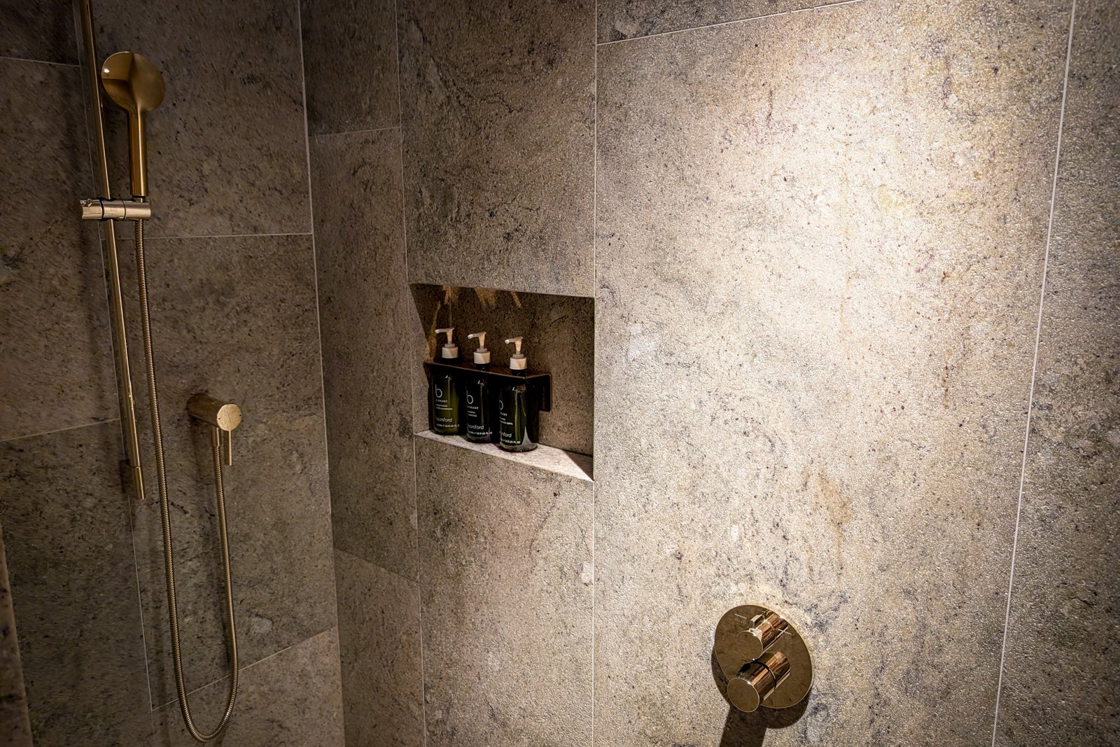 Shower at The Wing, First lounge in Hong Kong