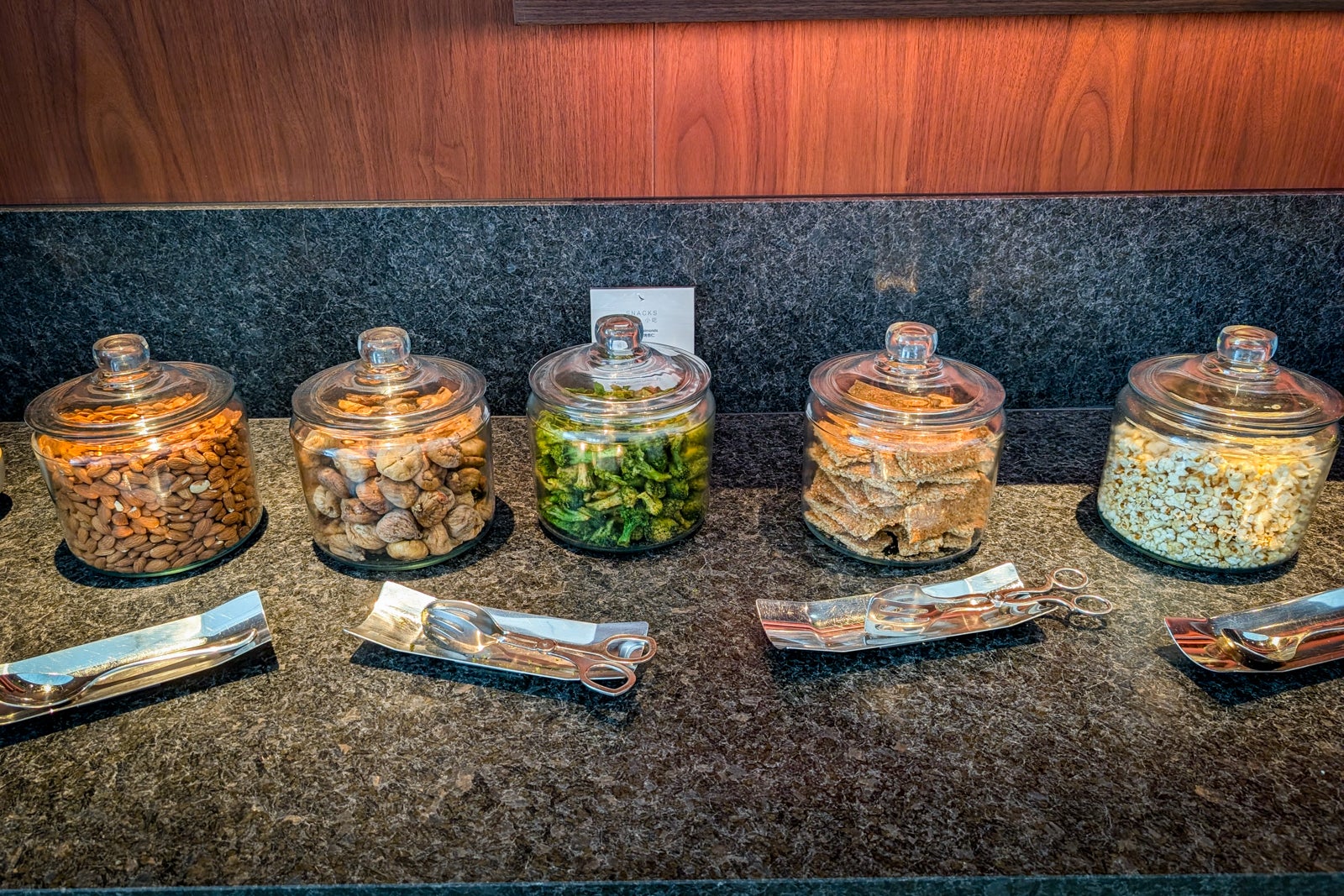 Wellness snacks in The Wing, First, lounge in Hong Kong