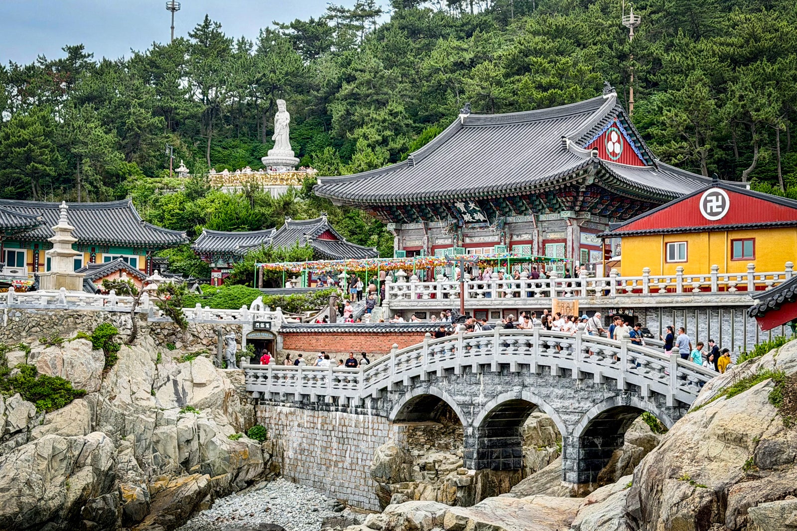 The Haedong Yonggungsa Temple in Busan.