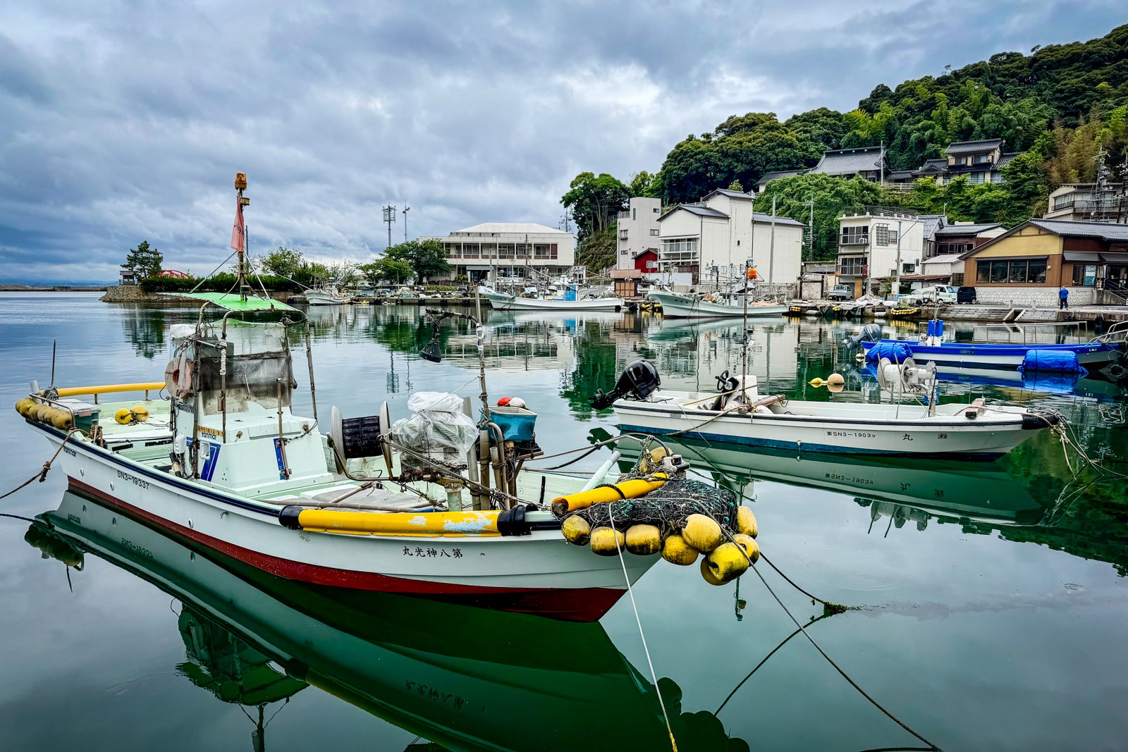 The small fishing village of Mihonoseki.