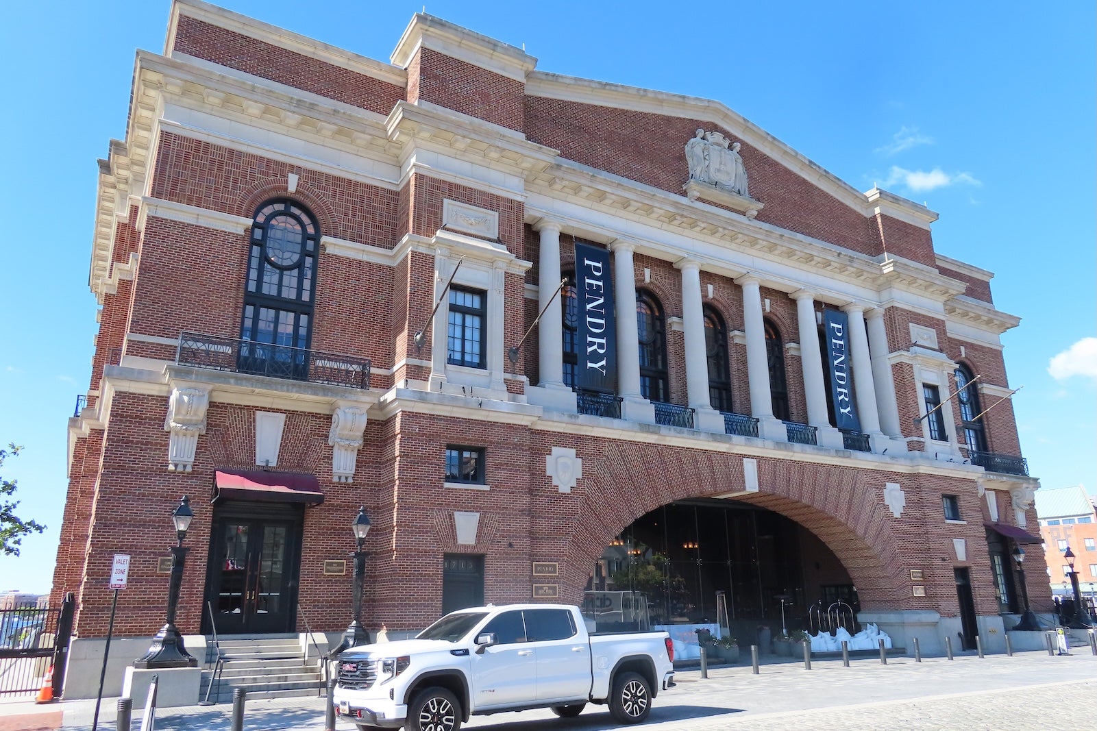 Brick building exterior