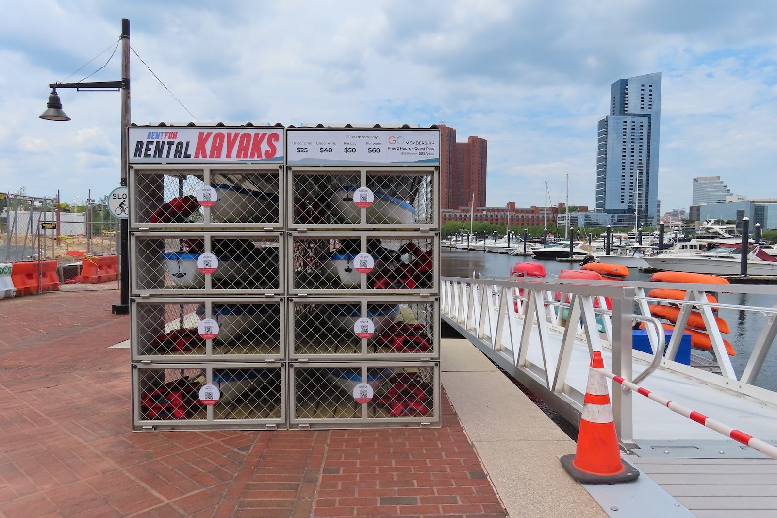 kayak rental Baltimore Harbor