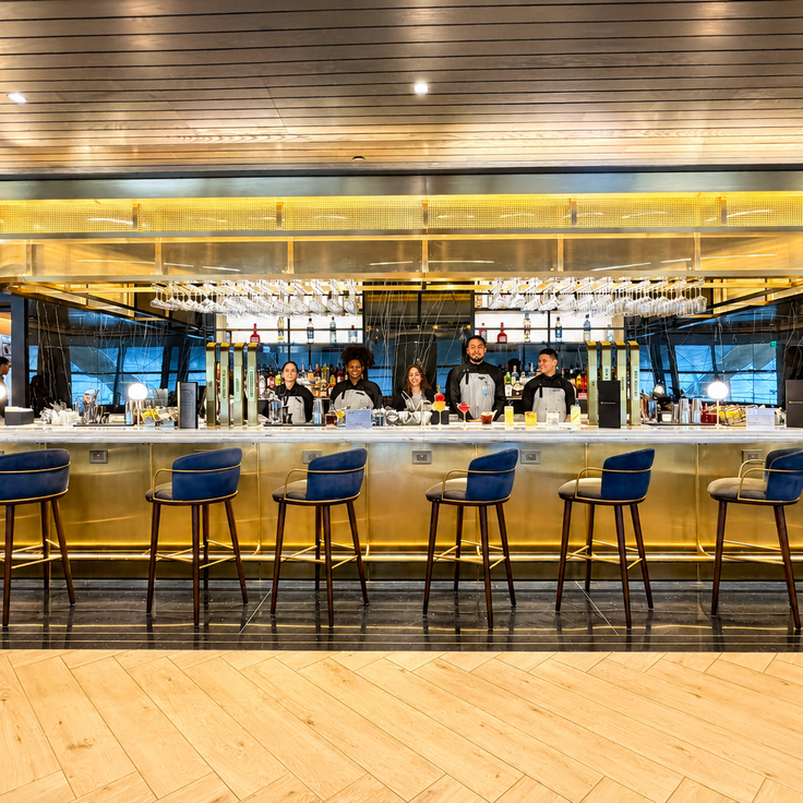 First look inside the new Chase Sapphire Lounge at DFW — complete with network's first whiskey lounge