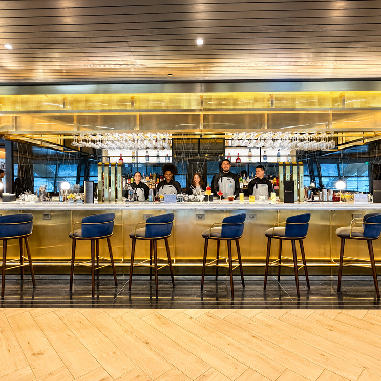 First look inside the new Chase Sapphire Lounge at DFW — complete with network's first whiskey lounge