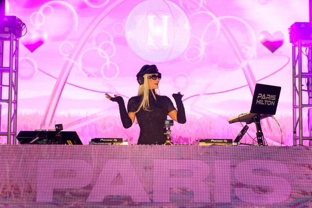 Paris Hilton takes the stage at Signia by Hilton Diplomat Beach Resort in Hollywood, Fla., on Friday, May 1, 2026. Her performance celebrates the resorts transition into Signia by Hiltons portfolio of exceptional hotels.
