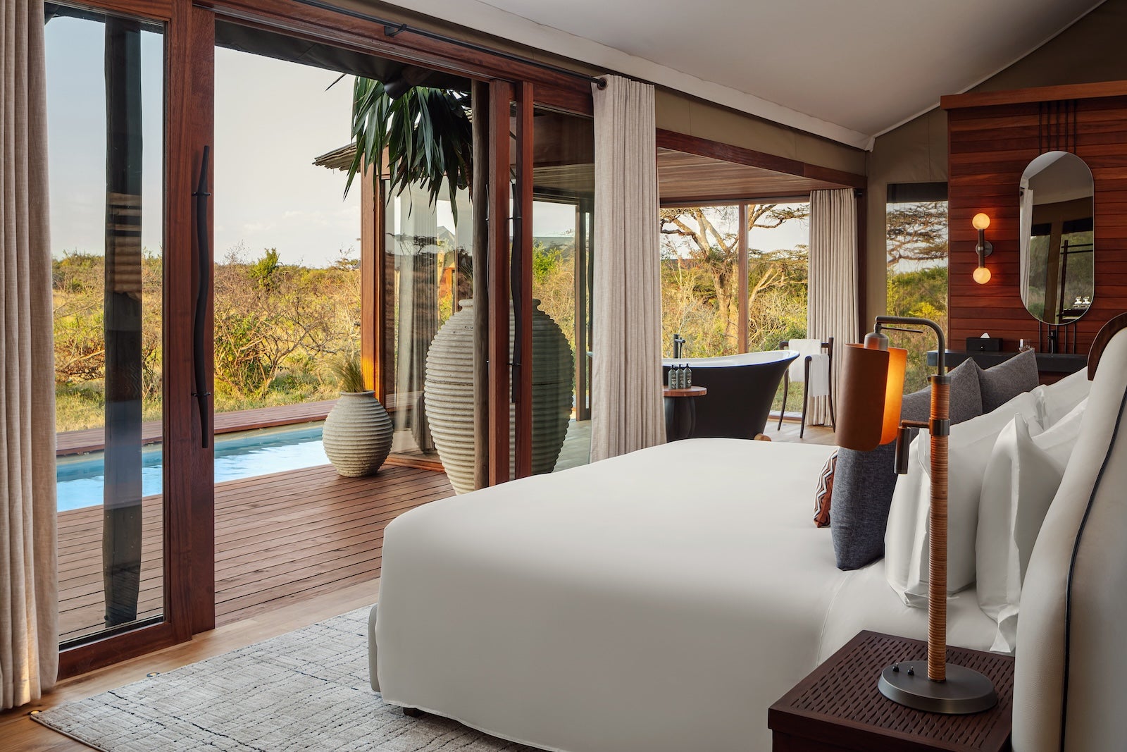 JW Marriott Mount Kenya Rhino Reserve Safari Camp one bedroom tented suite