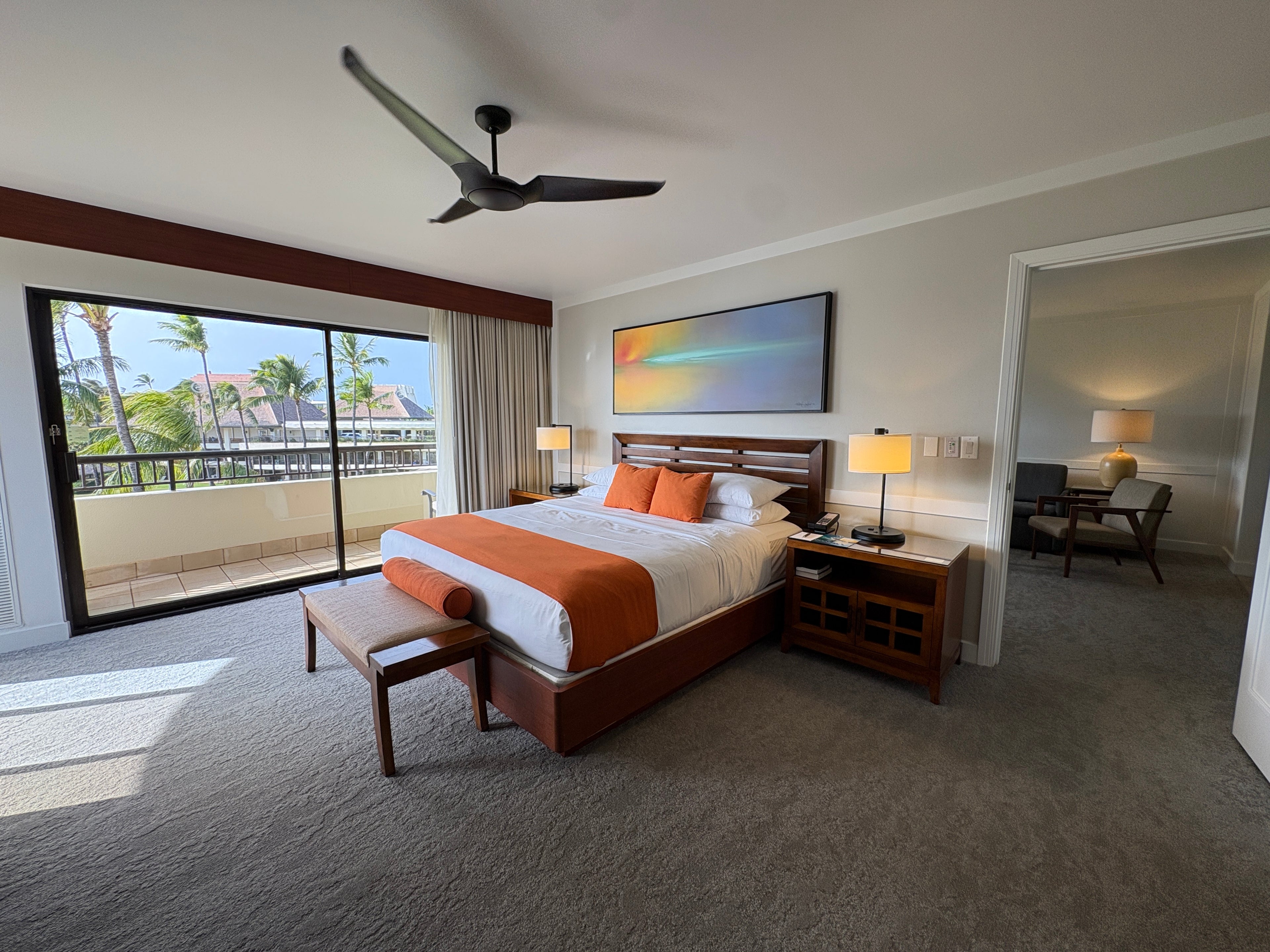 Lahaina Oceanview Suite bedroom - Sheraton Maui