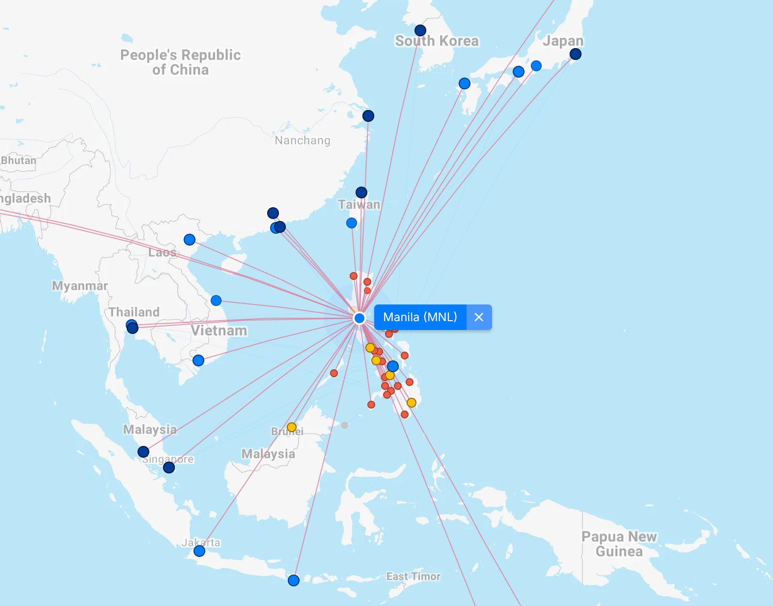 Flight Connections screenshot