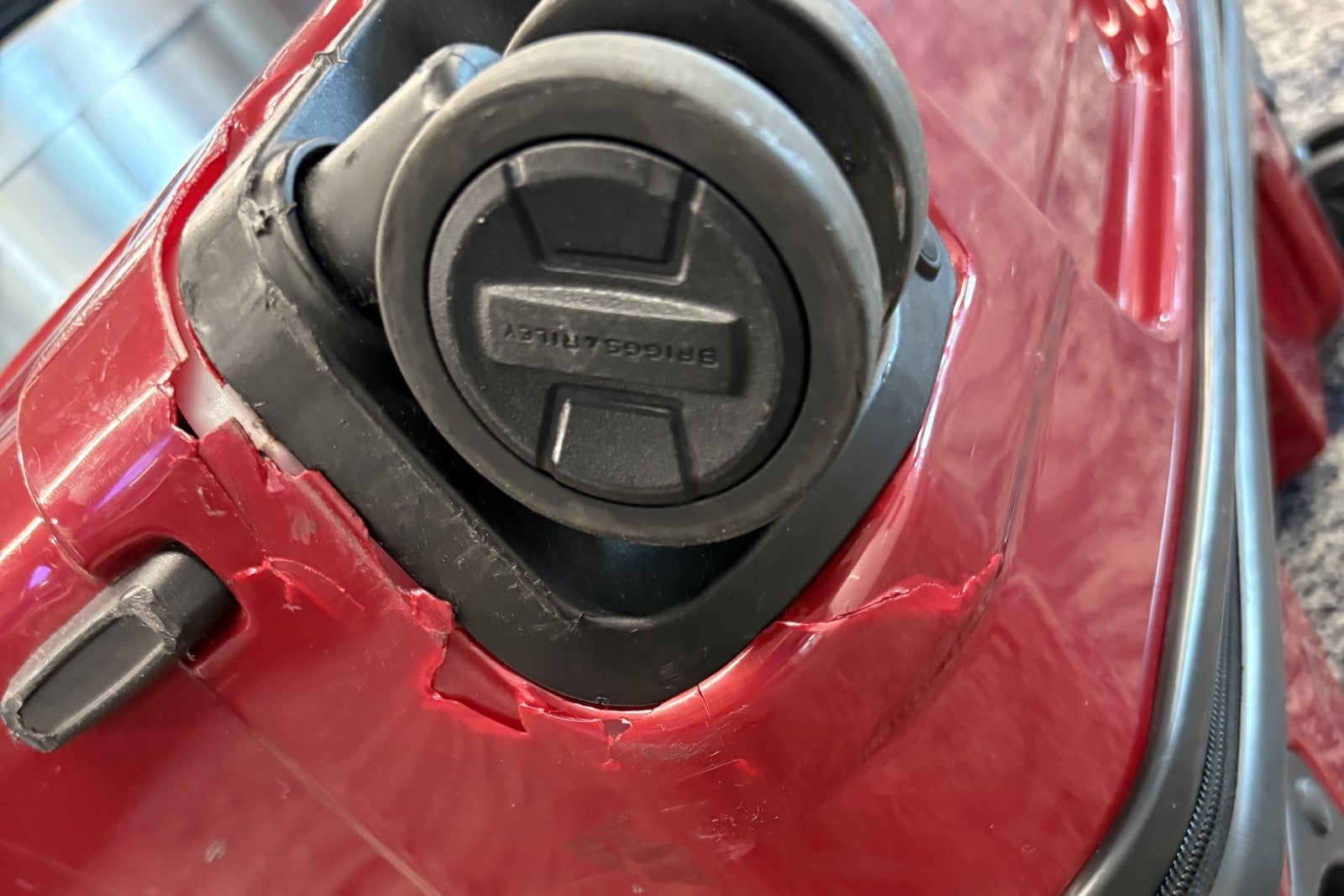 Damaged luggage