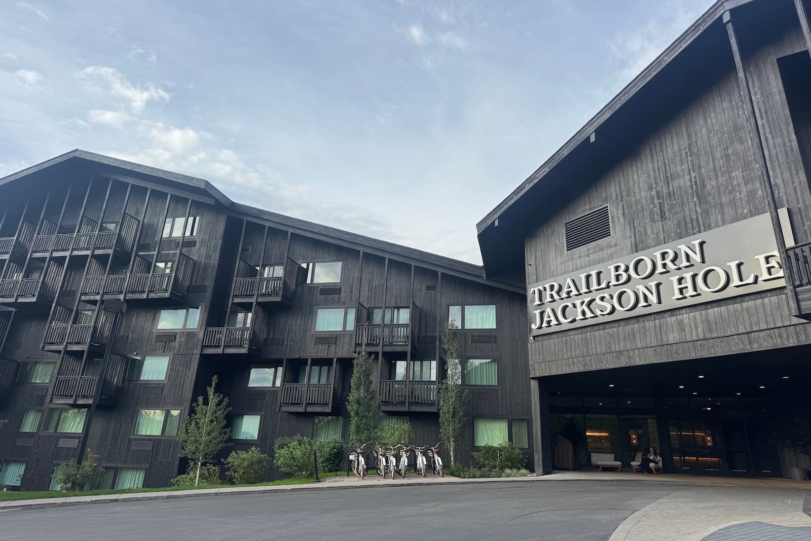 Trailborn Jackson Hole exterior shot and front entrance