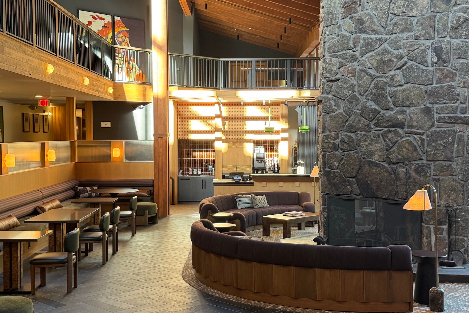 Trailborn Jackson Hole lobby area