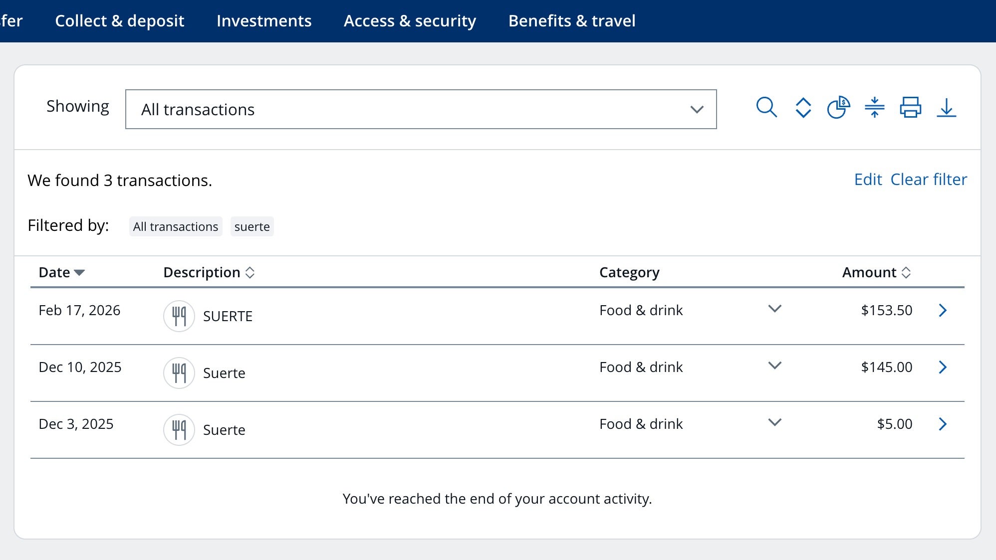 Chase screenshot