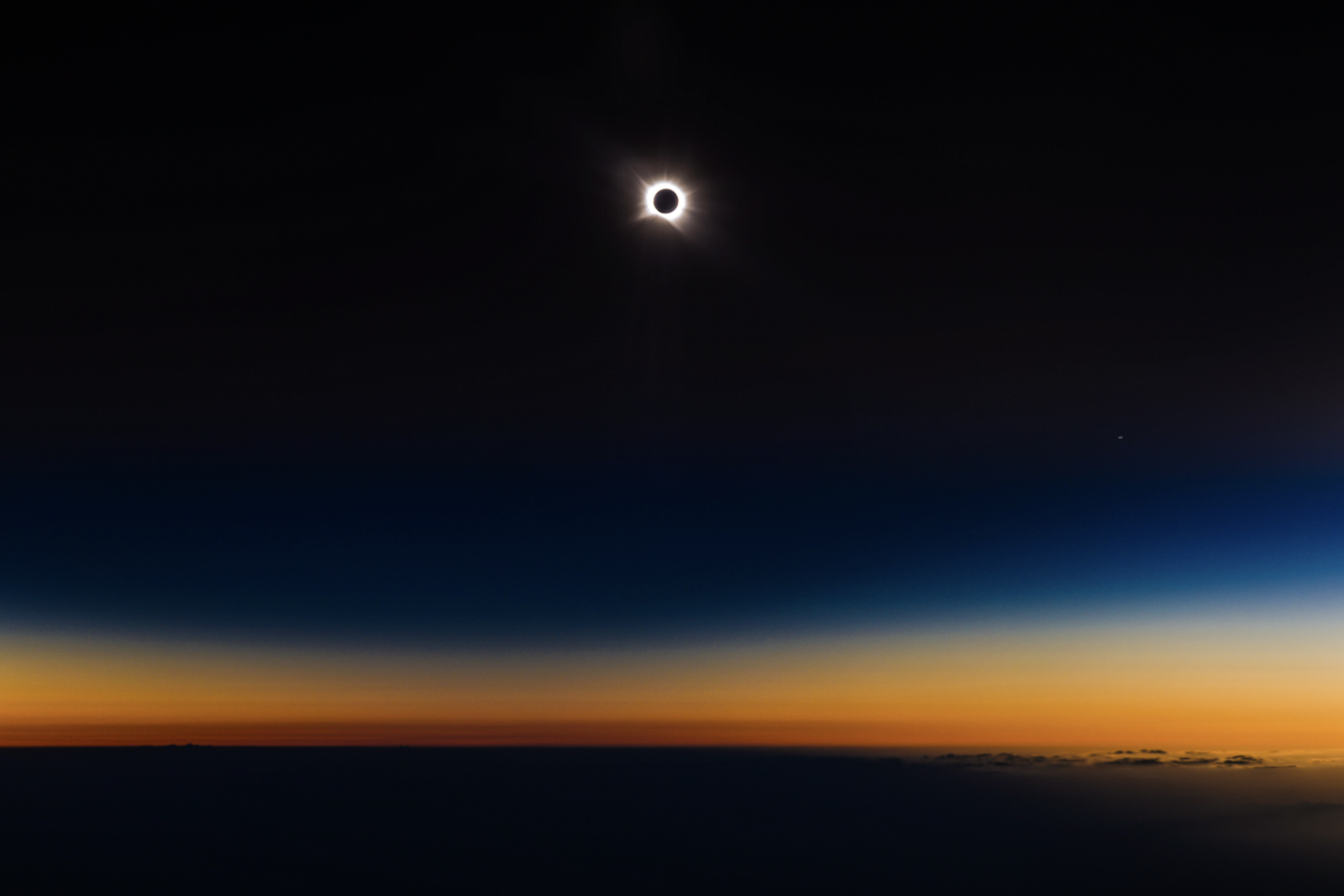 Eclipse View from 35,000 Feet Eclipse View from 35,000 Feet