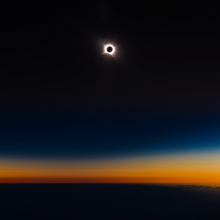 I paid $3 for the best eclipse view on Earth — and it was from a plane