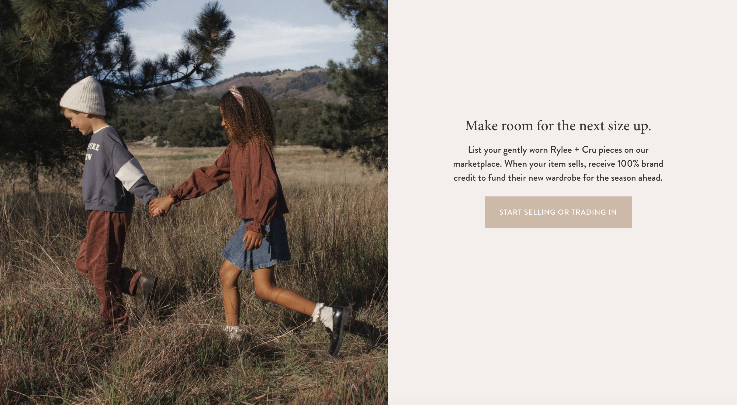Rylee + Cru resale program description