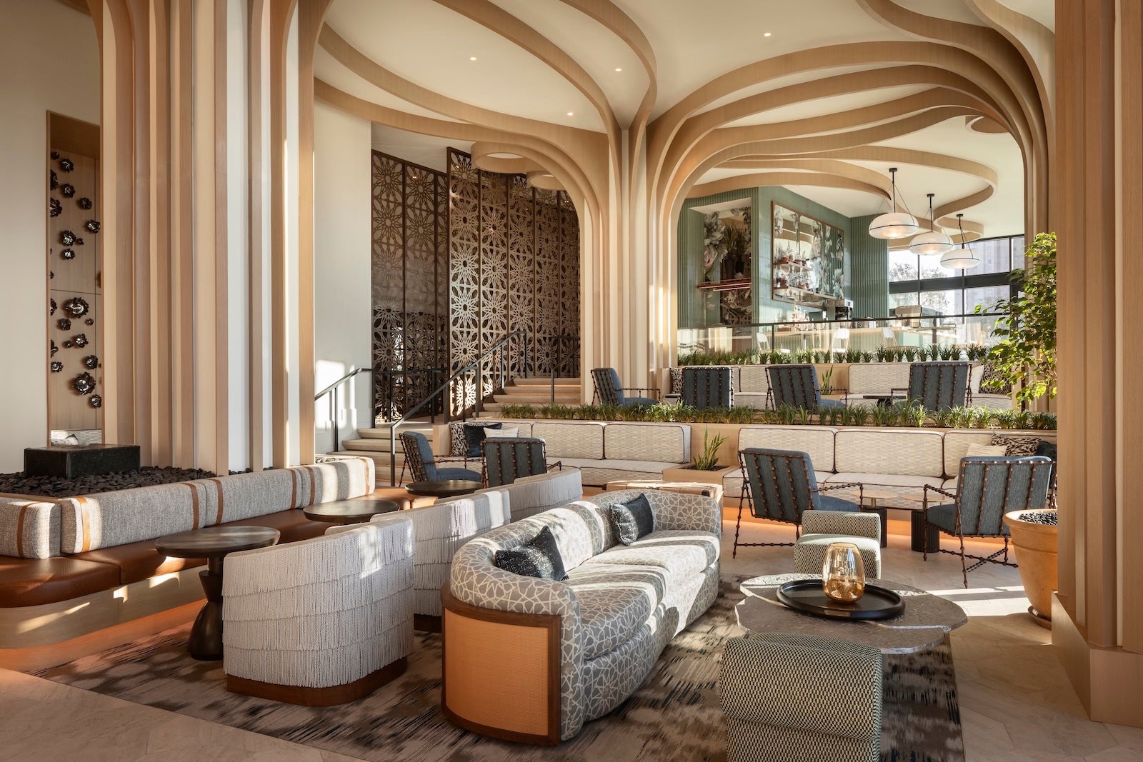 hotel lobby