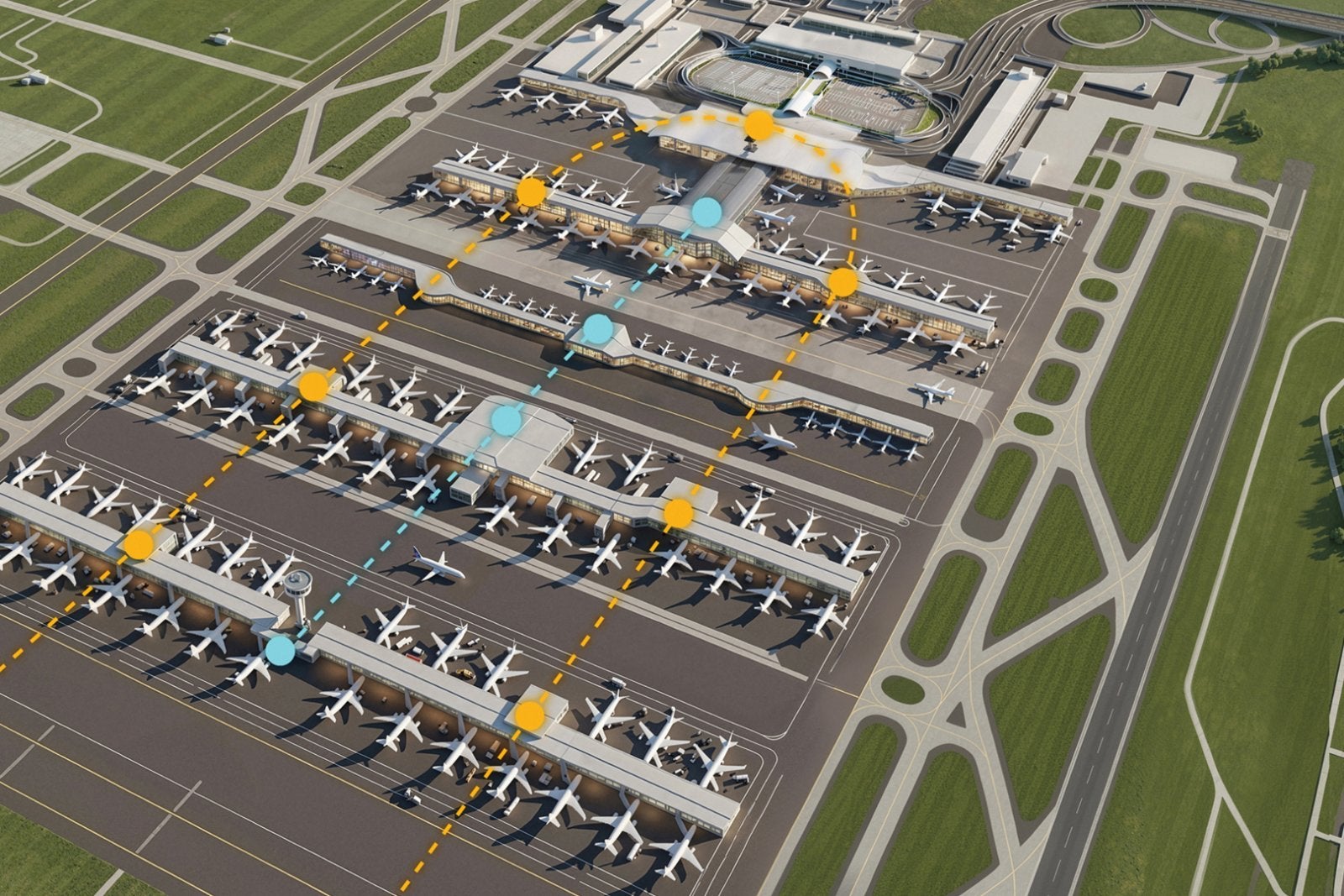 dulles rendering