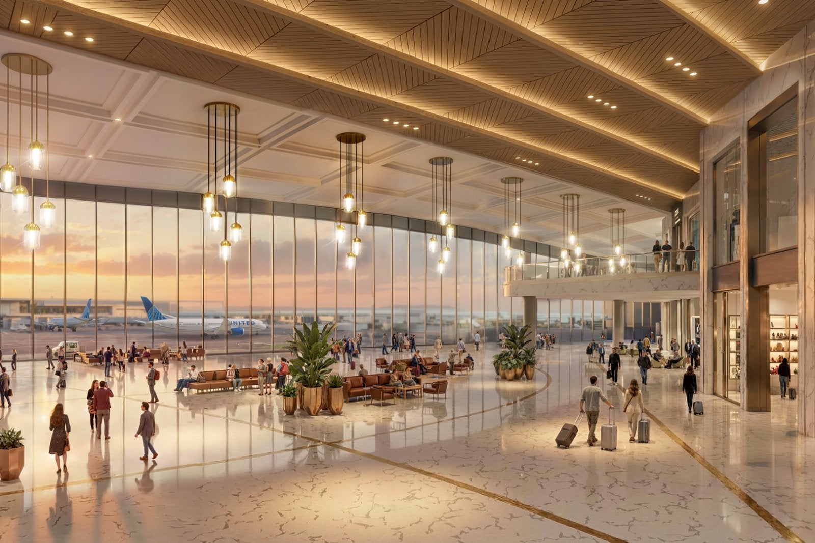 United Debuts New Dulles Terminal