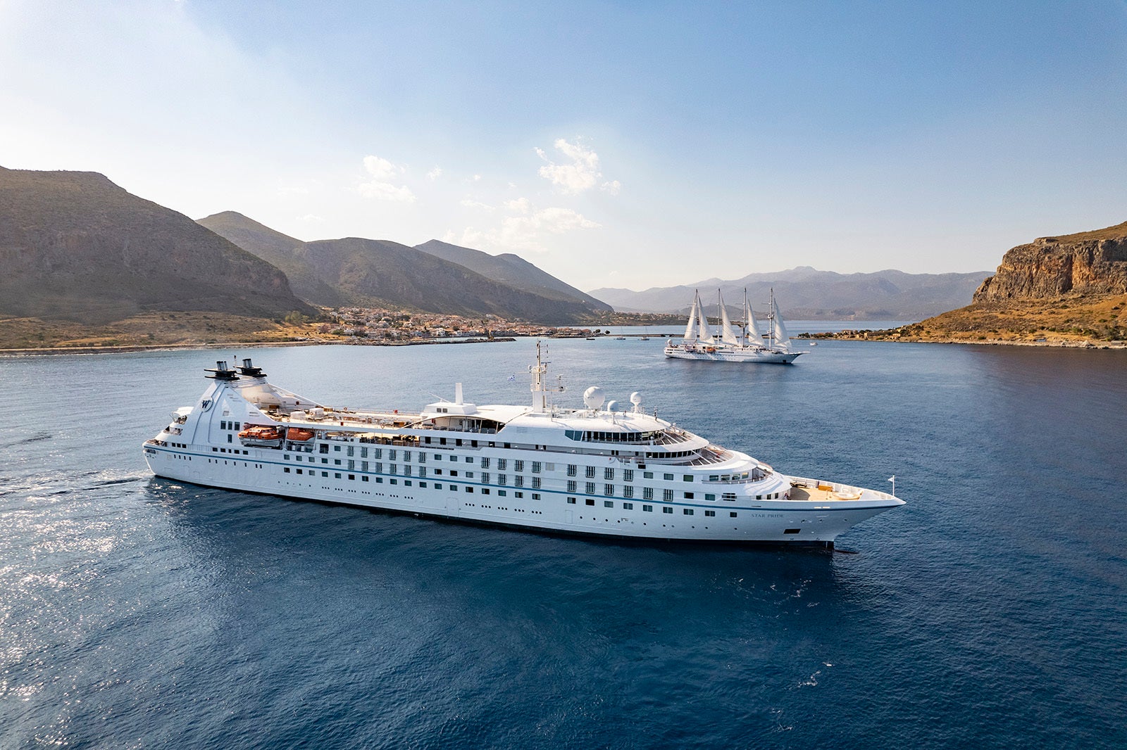 Windstar Cruises' Star Pride in Monemvasia, Greece