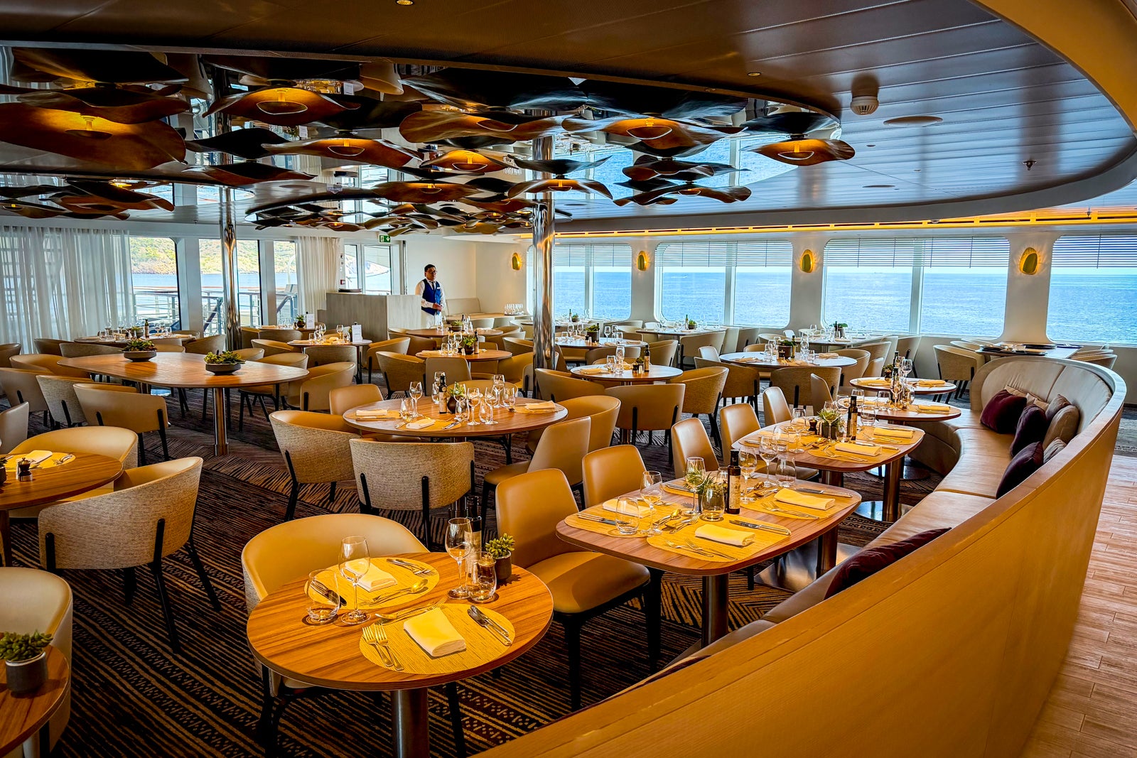 The main restaurant on Le Dumont d'Urville.