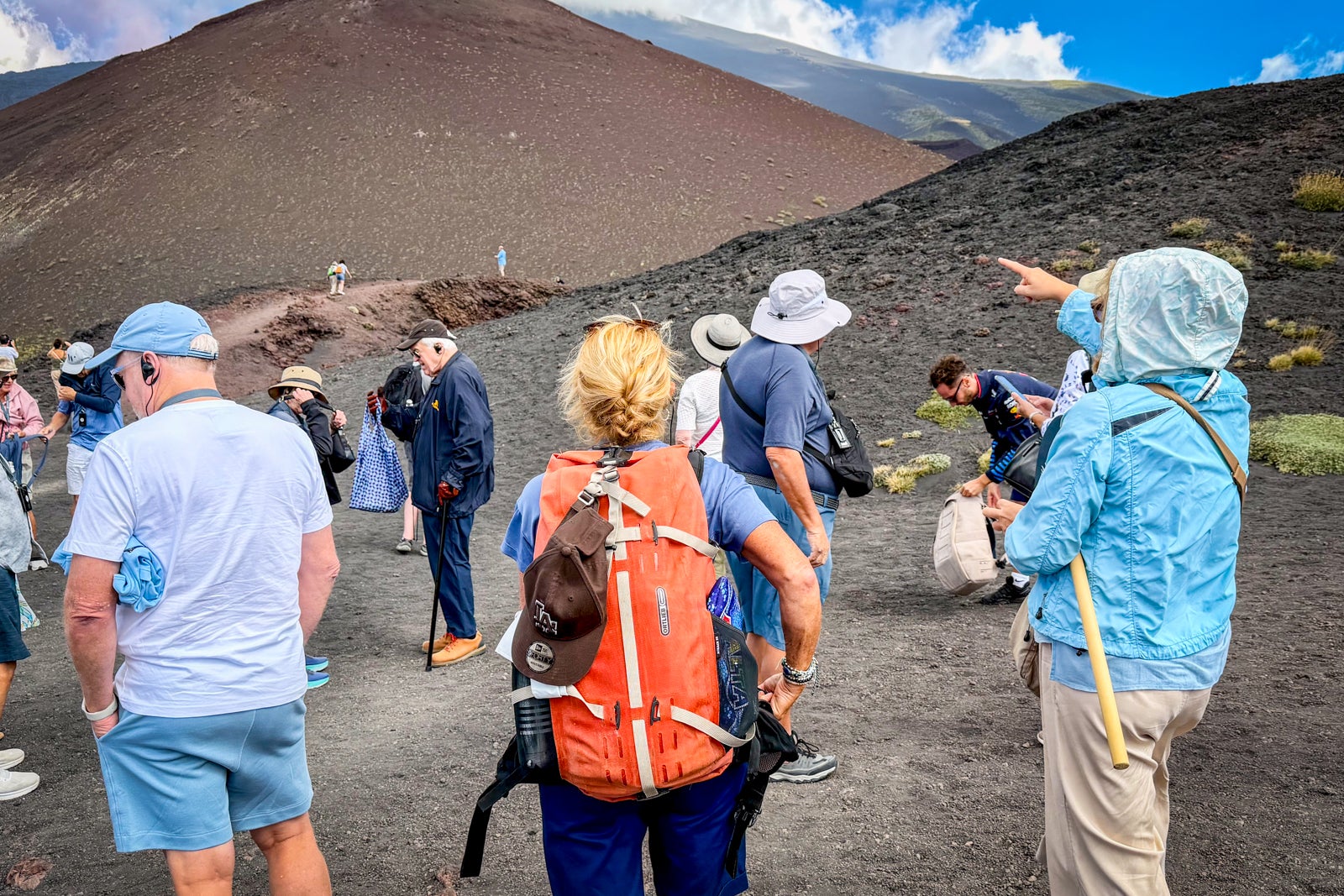 As our guide notes, there are roughly 350 separate craters across the massive top of Mt. Etna.