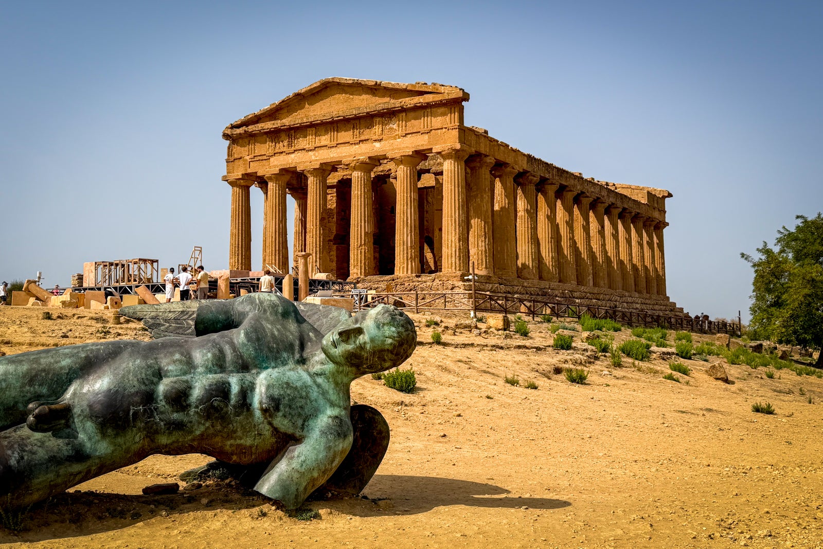 The Temple of Concordia in the Valley of the Temples.