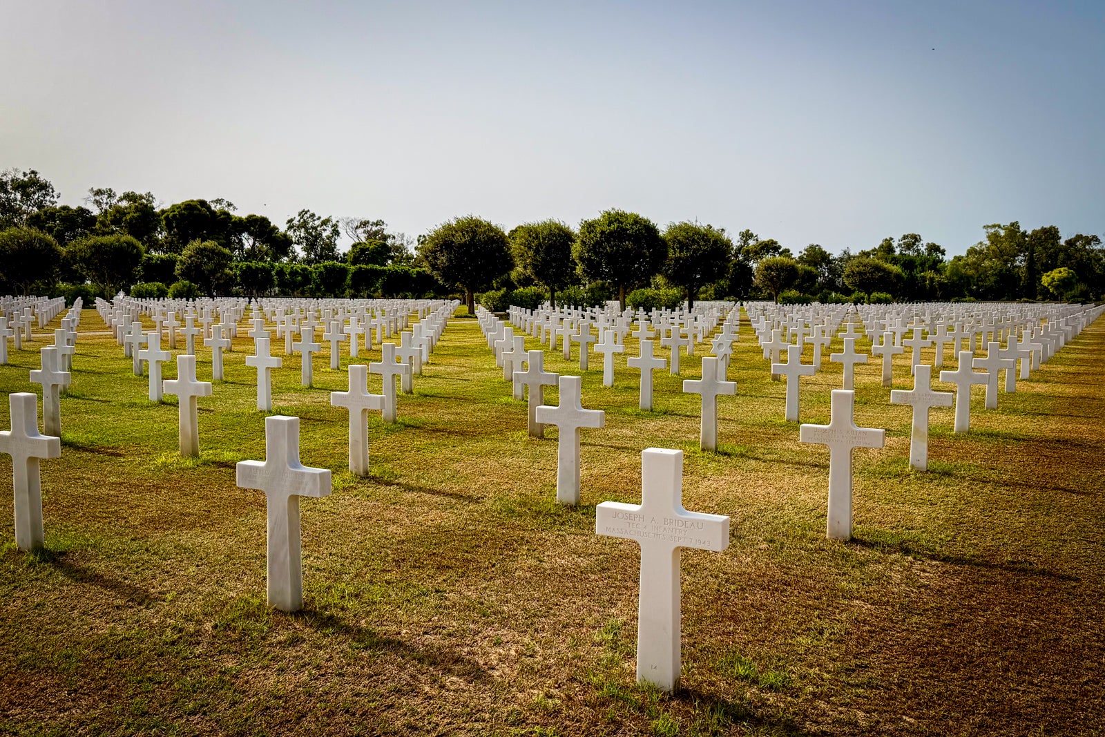 A final stop in the Tunis area for some passengers is the North Africa American Cemetery and Memorial, the final resting place for 2,841 American service members who died in North Africa during World War II.