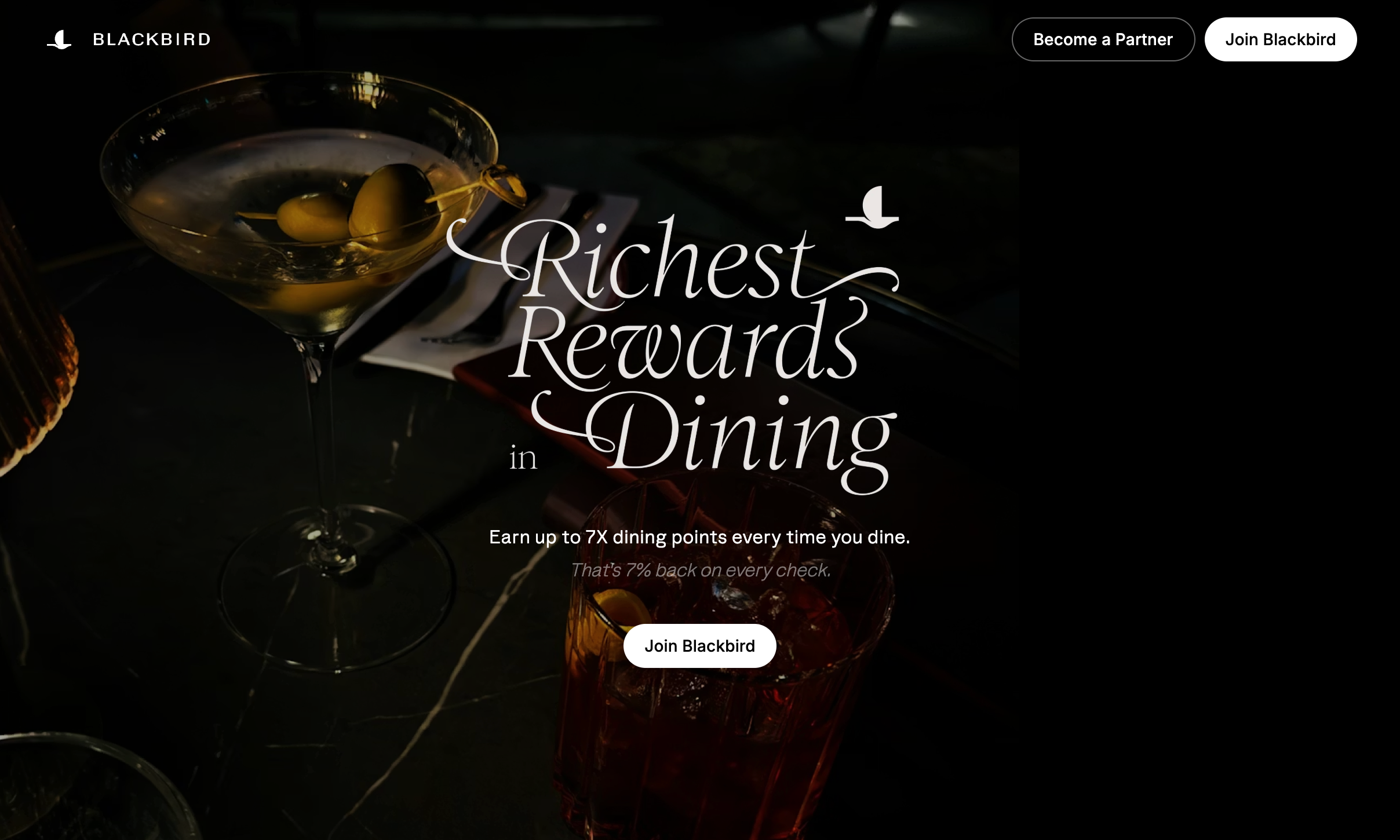 Blackbird Restaurant Screenshot