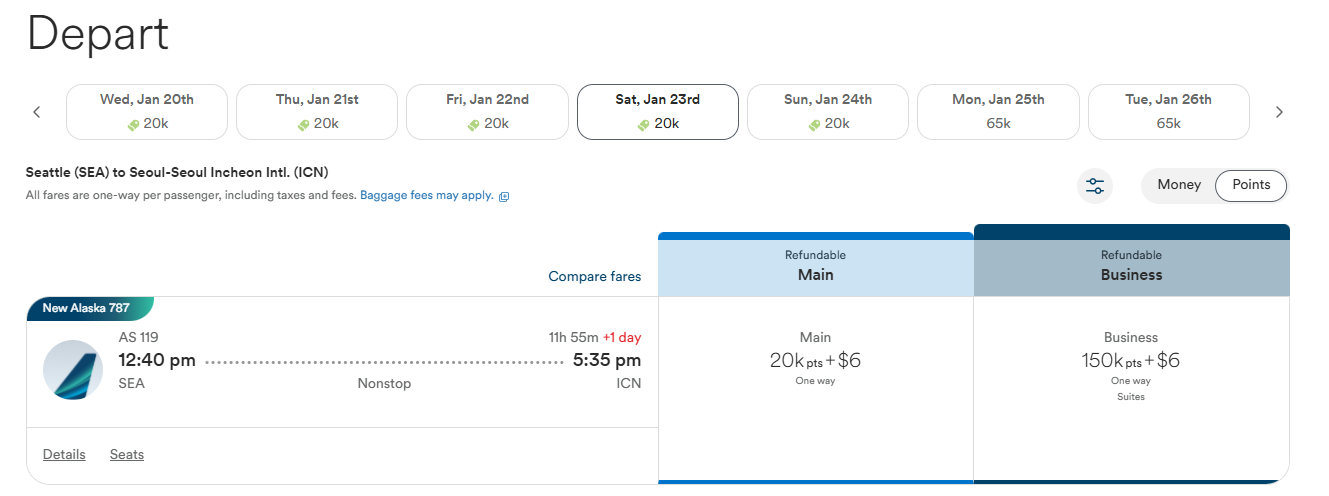 Alaska Global Getaways example