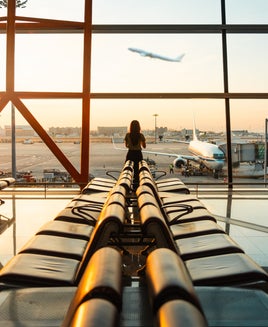 Airport Gate Window