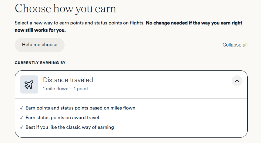 Choose how to earn points with Atmos Rewards